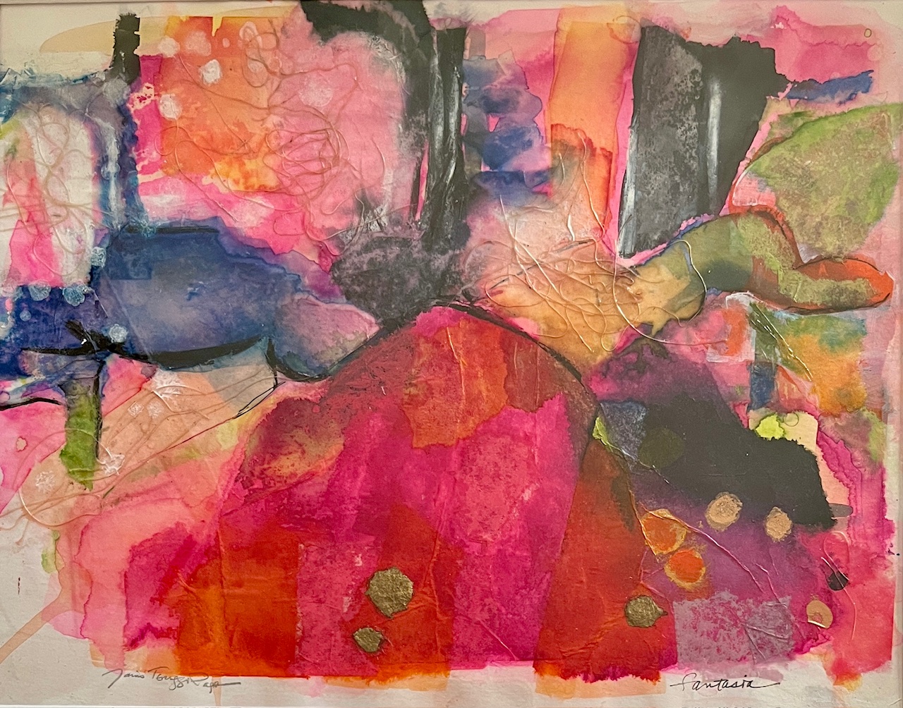 FANTASIA - Mixed Media on Paper | 14 x 11 inches | $195