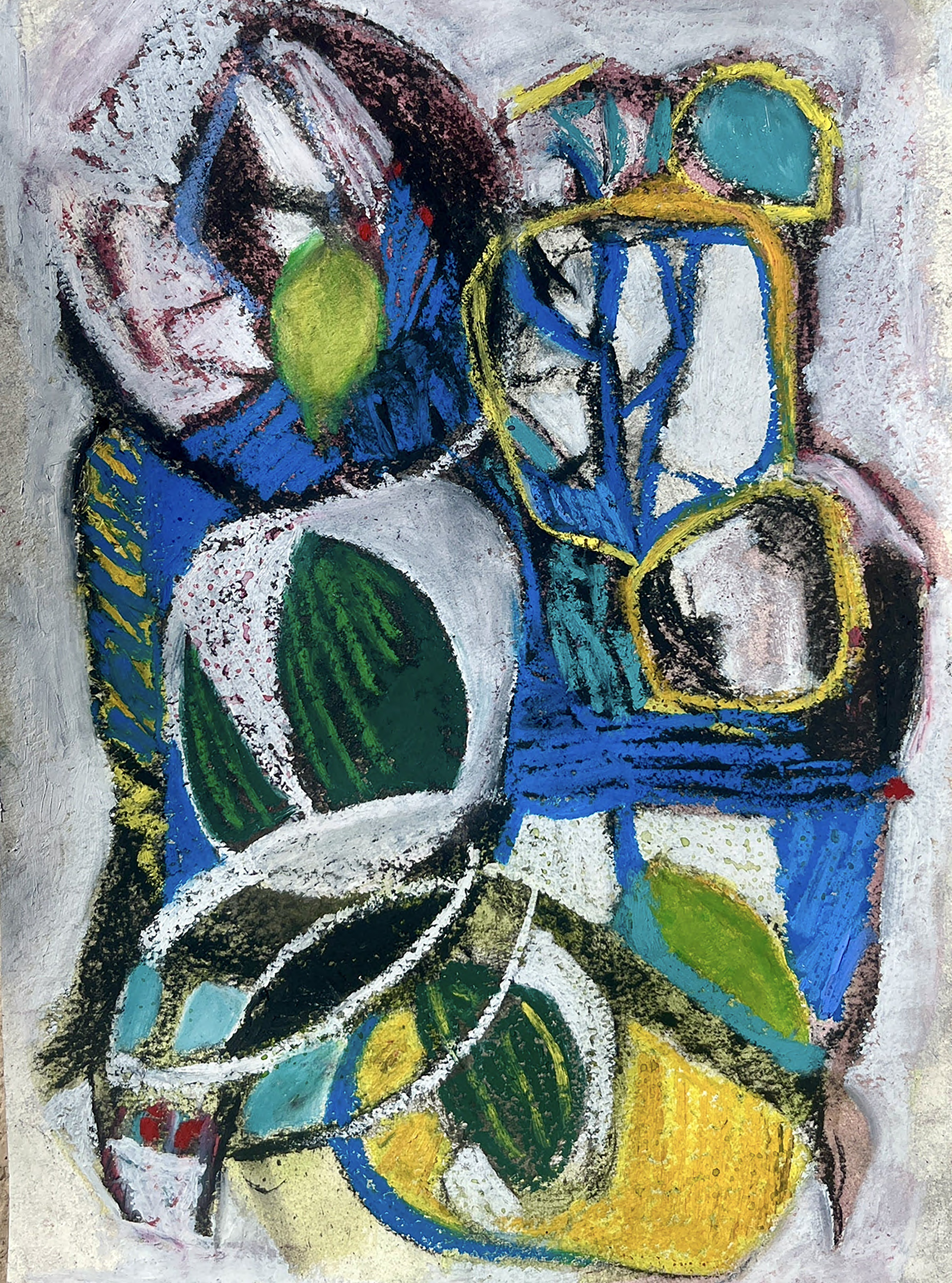 THE JUGGLER - Oil pastel on canvas paper | 15 x 12 inches | $195